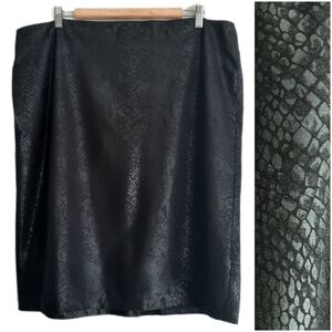 Elegant Black Pencil Skirt